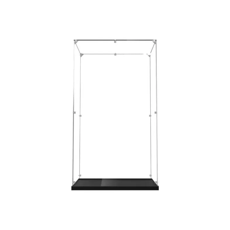 KGBOX For Building Block 76417 Gringotts Wizard Bank Acrylic Spray Painting Display Case Dust Cover Model Accessories-3