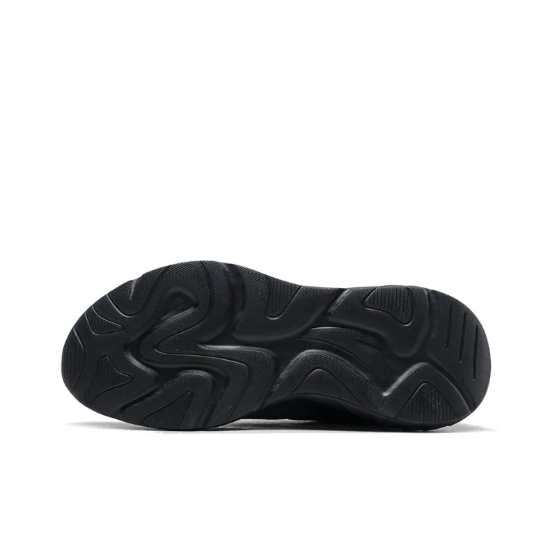 Anta Running Collection Anti Slip Wear Resistant Low Top Running Shoes Men's Black-5