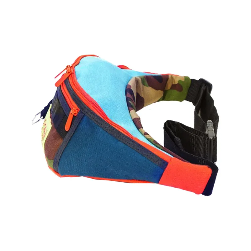 Manhattan Portage Nylon Fanny Pack Sling Bags Regular Unisex Camouflage/Blue/Orange/Yellow-2