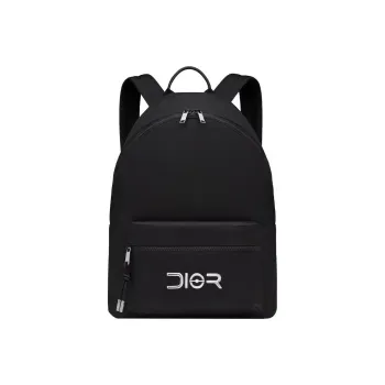 DIOR Sorayama Collaboration Nylon With Calfskin Backpack Men's Black