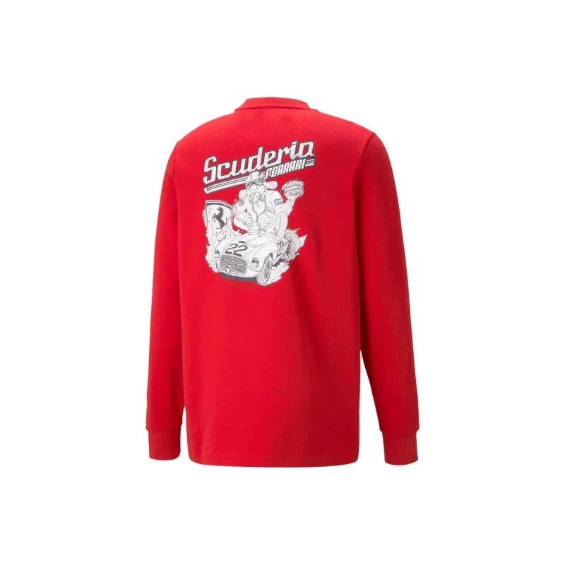PUMA Scuderia Ferrari Race Sweatshirt Men's Red-1