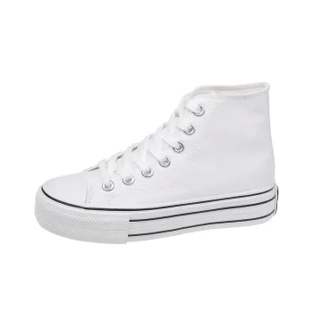 FCS Anti-Slip And Wear-Resistant Breathable High-Top Canvas Shoes Women's