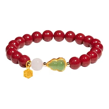 Gramda Cinnabar Jade Bracelets Women's