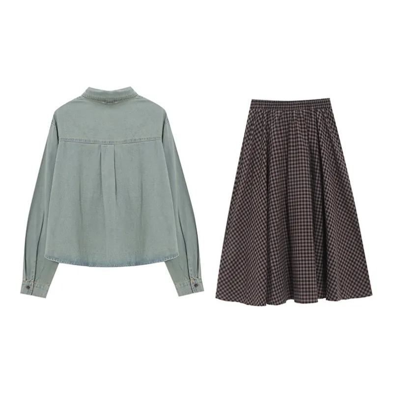 WOWI Two Piece Skirt Sets Women's-1