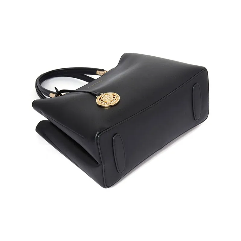 TUCANO Cow Leather Mom Bag Handbag Tubas Women's Black-4
