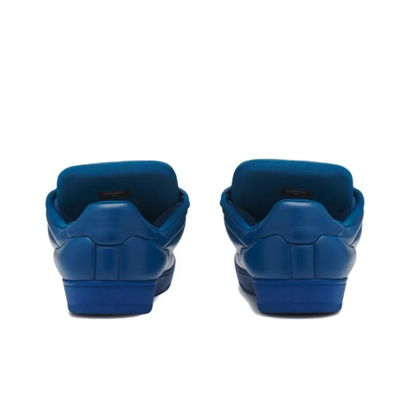 Lanvin Curb Low Top Skateboard Shoes Men's Blue-4