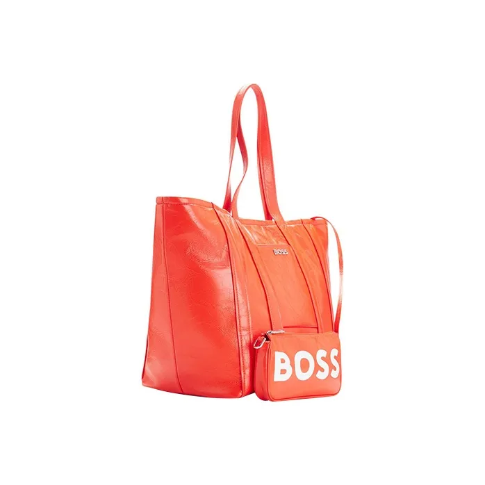 HUGO BOSS Polyester Handbag Women's Orange-1
