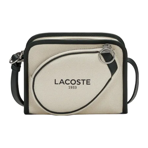 LACOSTE Crossbody Bags Ivory/Cyan Green