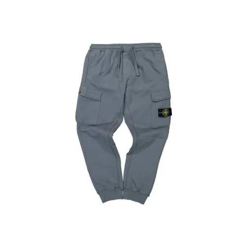 STONE ISLAND Cargo Pants Men Gray Green