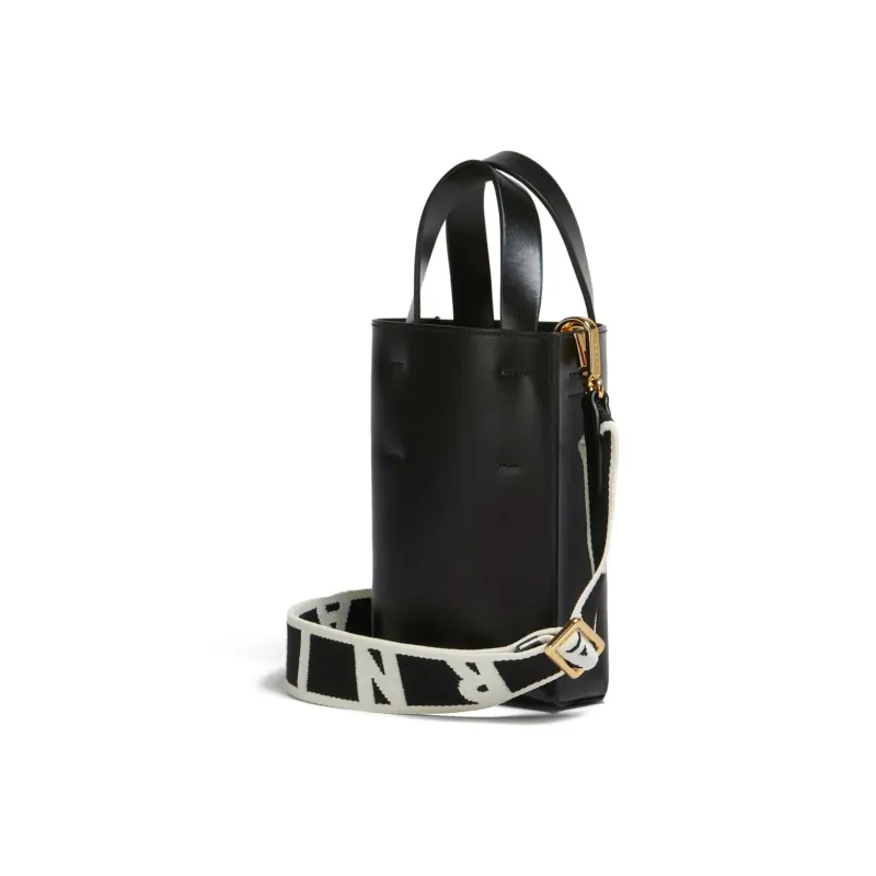 MARNI Logo Printed Top Handle Bag-1