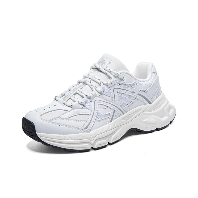 Kappa Venice Low Top Chunky Sneakers Unisex White Gray-2