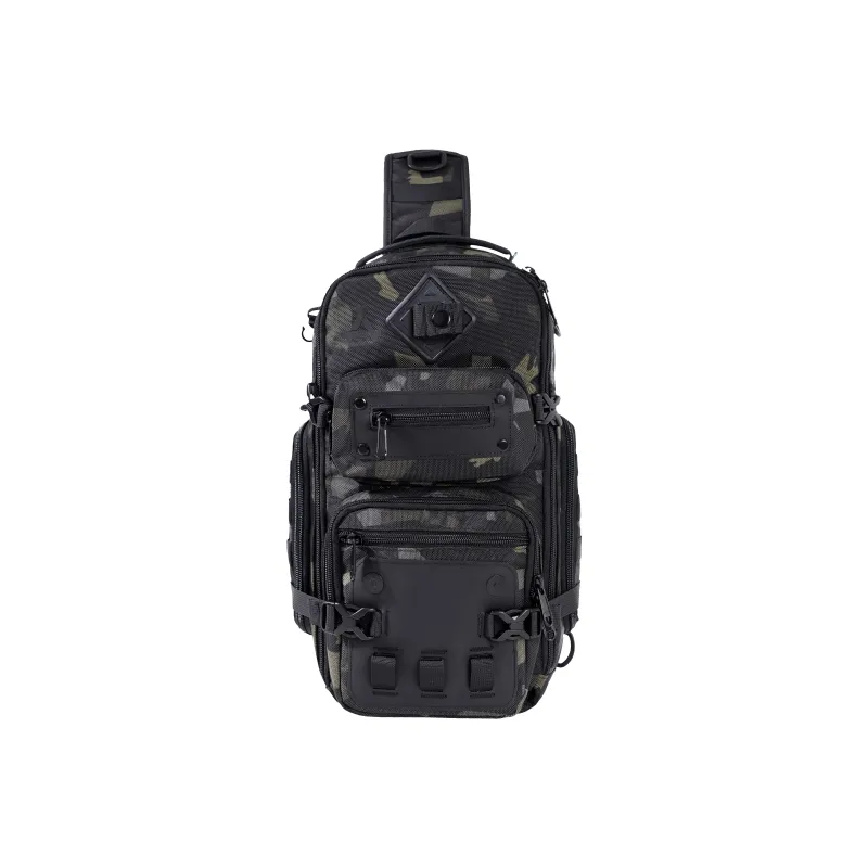 KONADCT Oxford Sling Bag, Shoulder Bag, Crossbody Bag Regular Unisex Black-4