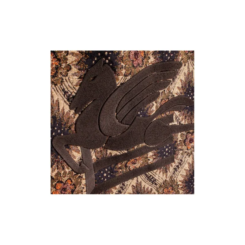 ETRO All Over Floral Printed Medium Tote Bag-3