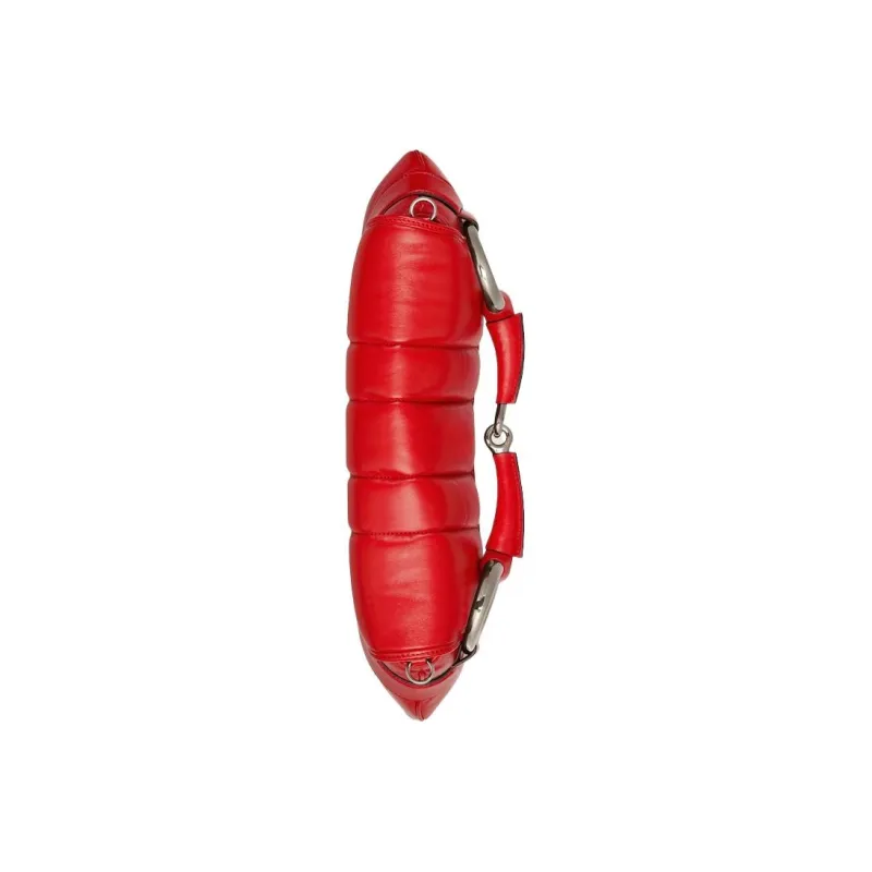 GUCCI Horsebit 1955 Leather Reproduction Shoulder Bag Shoulder Bag Clutch Women's Red-4