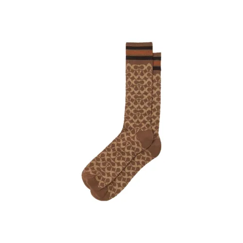 COACH Men Knee-high Socks
