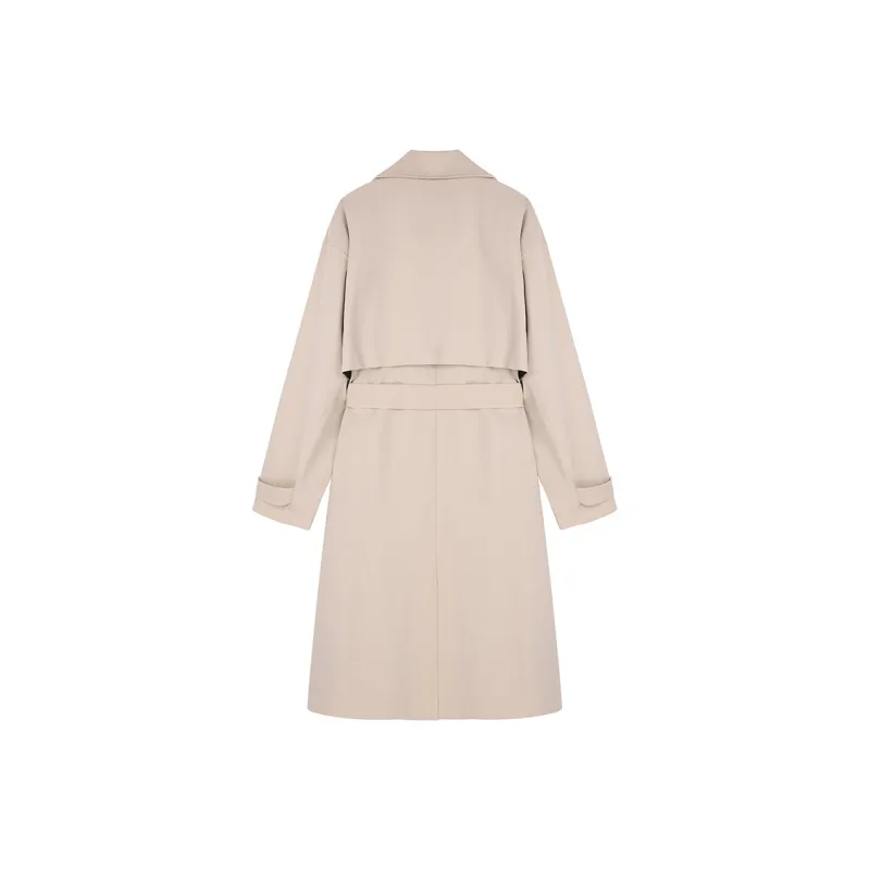 MATCHA STORY Trench Coats Unisex-3