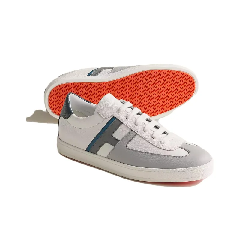 HERMES Boomerang Low Top Skateboard Shoes Men's Luleå Gray-4