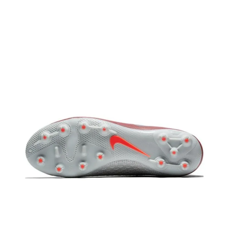 Nike Phantom Vision Anti-Slip Wear-Resistant Soccer Shoes Men's Deep Red-4