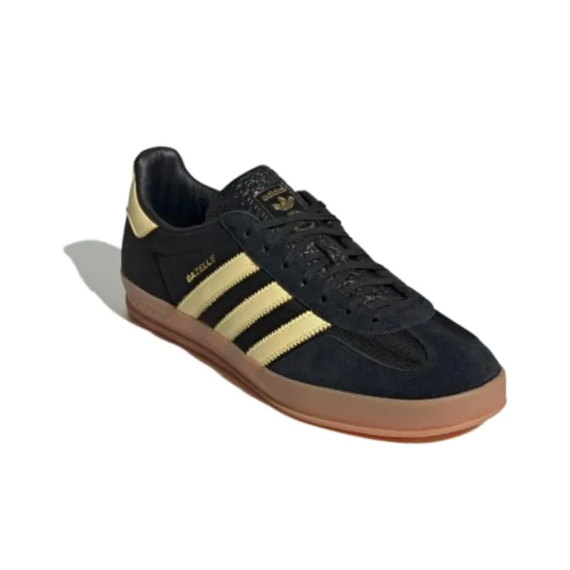 Adidas Gazelle Indoor Black Almost Yellow Gum-2
