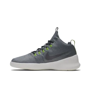 Nike Hyperflight Cushioning Wear-Resistant Mid-Top Casual Shoes Men's Gray