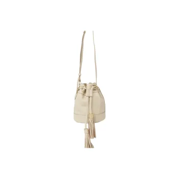 See By Chloe Grain Goatskin Shoulder Bag, Crossbody Bag Trumpets Women's Cement Beige