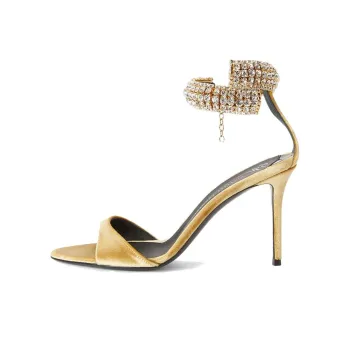 Giuseppe Zanotti Intriigo Bijoux 90mm Velvet Sandals Women's