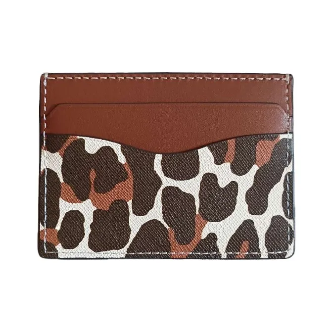 TORY BURCH Eleanor Cow Leather Coin Purse Wallets Card Holders Regular Women's Multicolor-1