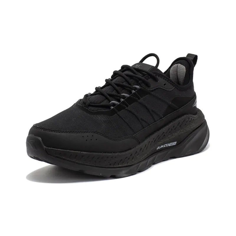 361° Fiery Rain Screen Anti Slip And Wear Resistant Breathable Low Top Running Shoes Men's Obsidian Black-1