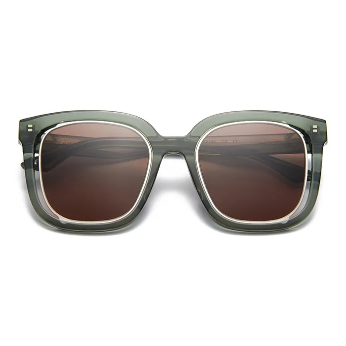 EYECROXX Plate Frame Round Sunglasses Unisex-13