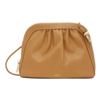 A.P.C Polyurethane Polyester Handheld Crossbody Bag, Shoulder Bag Women's Yellow