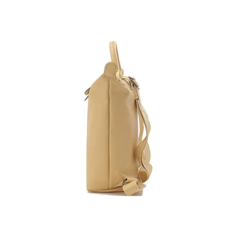LONGCHAMP Le Pliage Cow Leather Handbag, Backpack, Backpack Women's Wheat Yellow-2