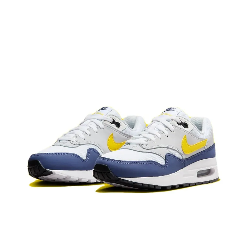 Nike Air Max 1 'White Yellow Blue' Gs-2