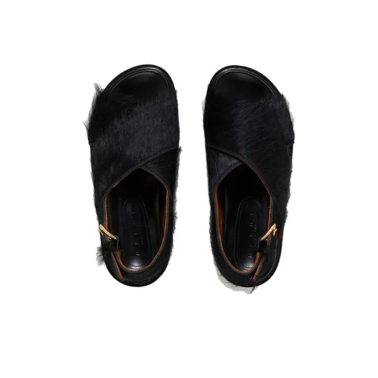 MARNI One Strap Sandals Women's Black-3