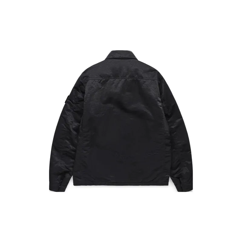STONE ISLAND Jackets Unisex Black-1