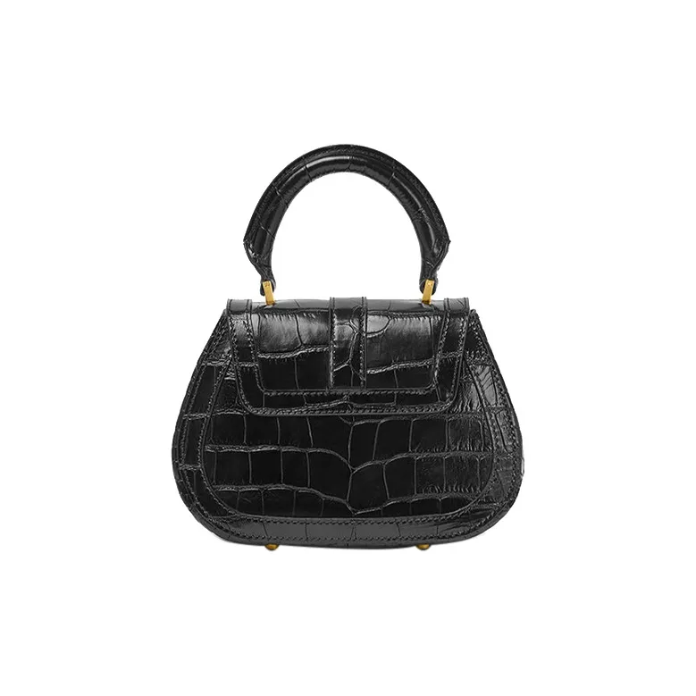 VERSACE Greca Goddess Cow Leather Shoulder Bag, Crossbody Bag, Handbag Mini Women's Black-2