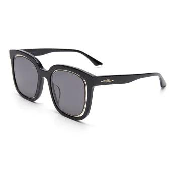 EYECROXX Plate Frame Round Sunglasses Unisex