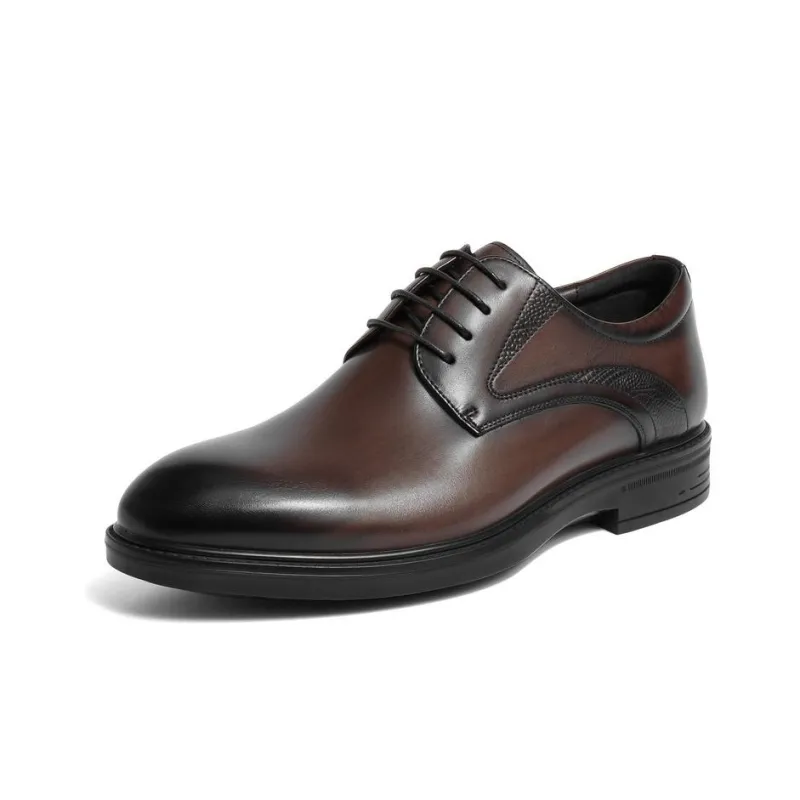 BELLE Dress Shoes Men Low Top Black/Brown-1