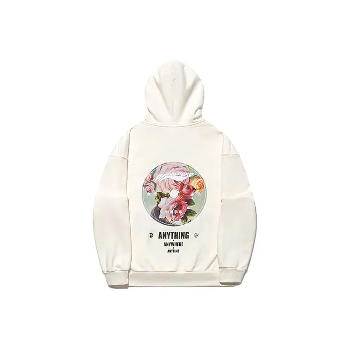 Pleasures X LiNing Sweatshirts Unisex Ecru-1