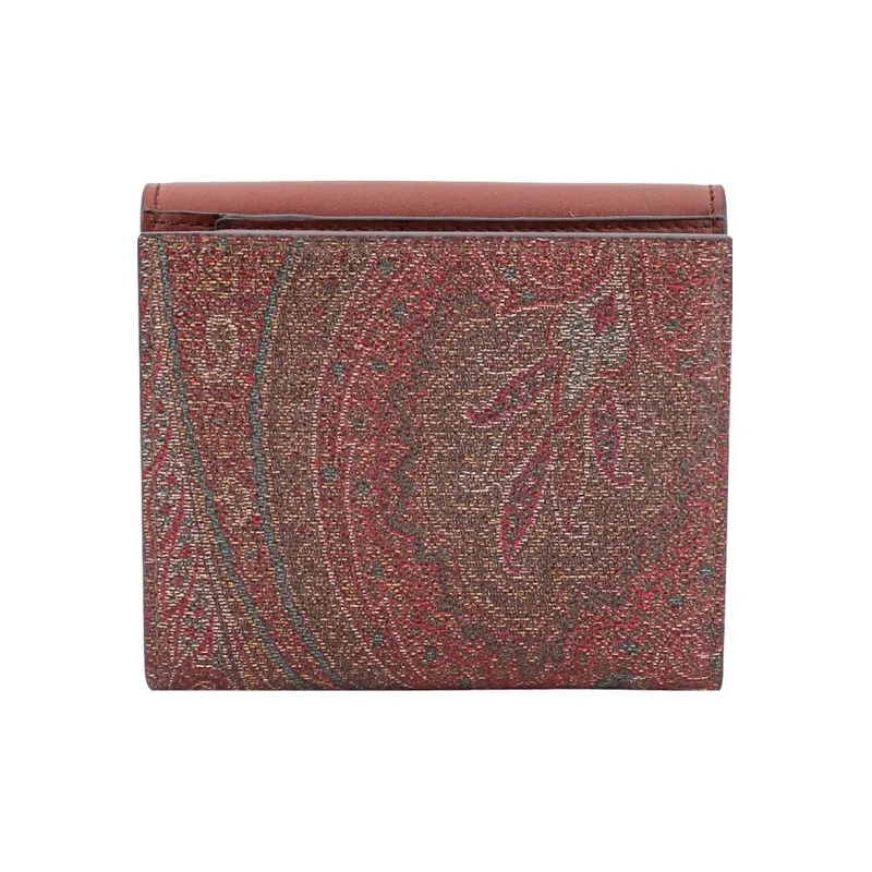 ETRO Paisley Jacquard Fold Over Wallet-1