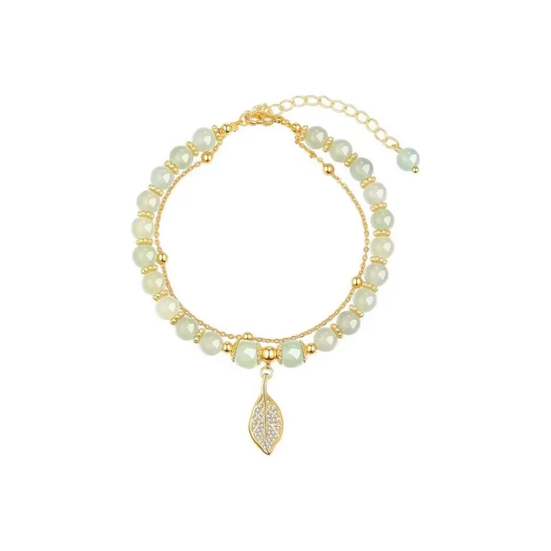 Gramda Hetian Jade Hetian Jade Bracelets Women's Pale Greenish White Jade-0