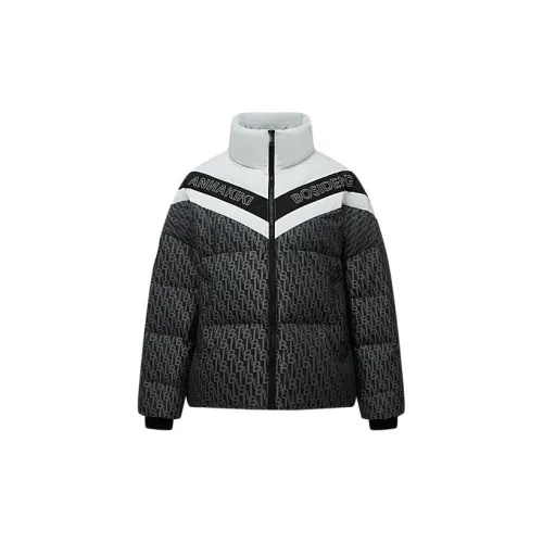 BOSIDENG ANNAKIKI Down Jackets Women's Titanium Silver Jacquard 9X63