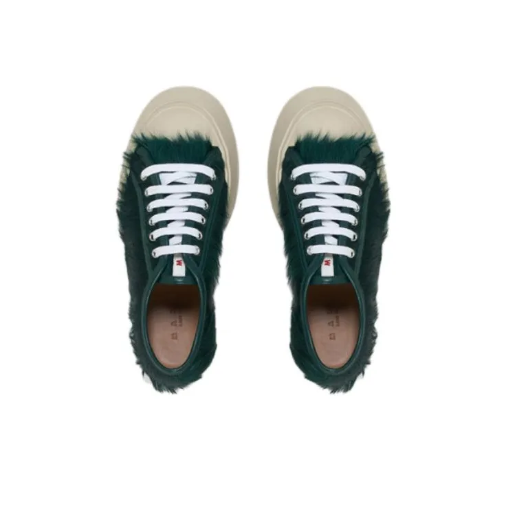 MARNI Low Top Skateboard Shoes Women's Green-3