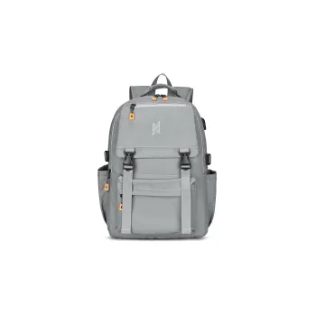 NOMK Pu Membrana Dermalis Travel Bag 14.5 Inches Laptop Bag Backpack Regular Unisex Black