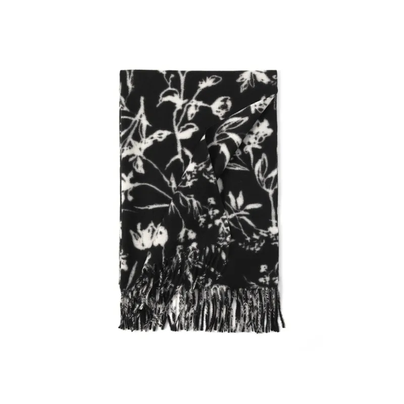 FREE RABBITⅡ Faux Cashmere Knit Scarves Unisex-3