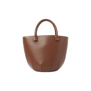 Chloe Bright Calfskin Shoulder Bag, Crossbody Bag, Handbag Regular Women's Tan