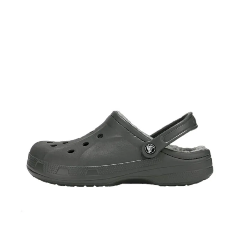Crocs Classic Lined Clogs 'Slate Grey'-0