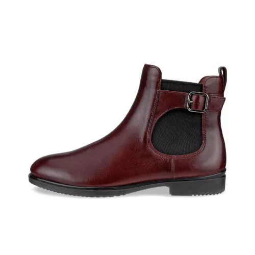 Ecco Chelsea Boots Women's Burgundy