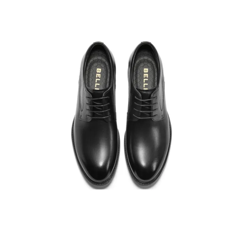 BELLE Dress Shoes Men Low Top Black/Brown-14