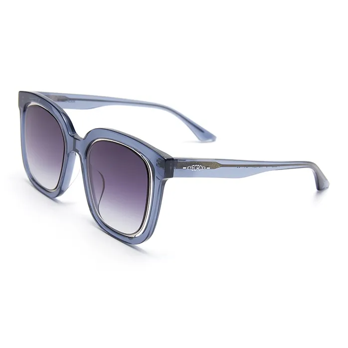 EYECROXX Plate Frame Round Sunglasses Unisex-8