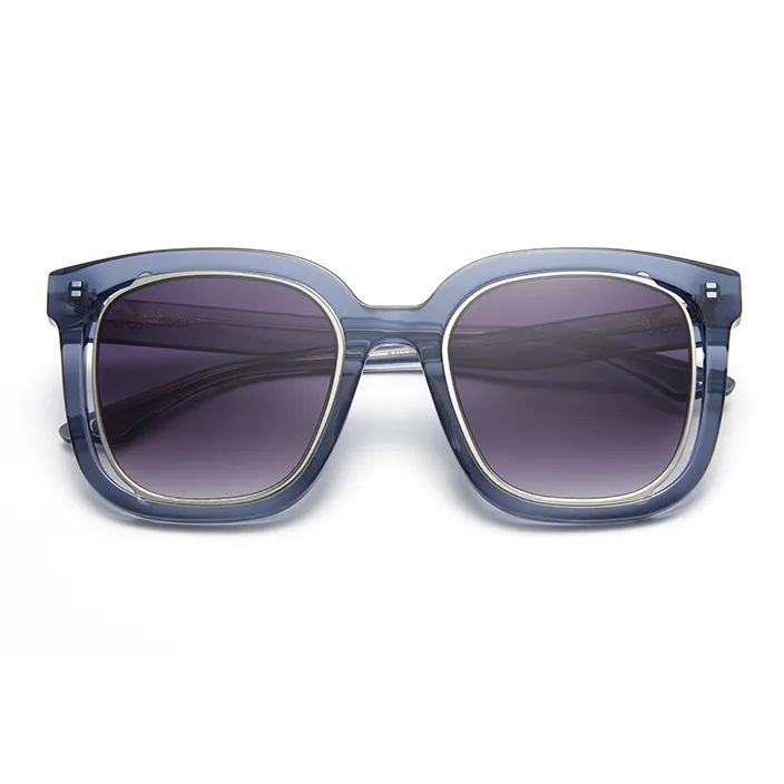 EYECROXX Plate Frame Round Sunglasses Unisex-9